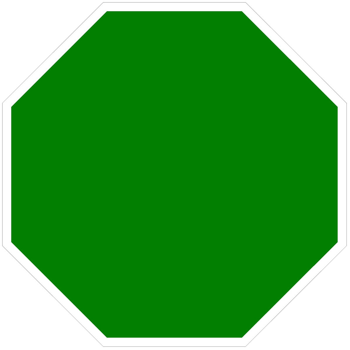 Green Go and Red Stopp Schild Isoliert Auf Weiß Mit Clipping-Pfad Stock ...